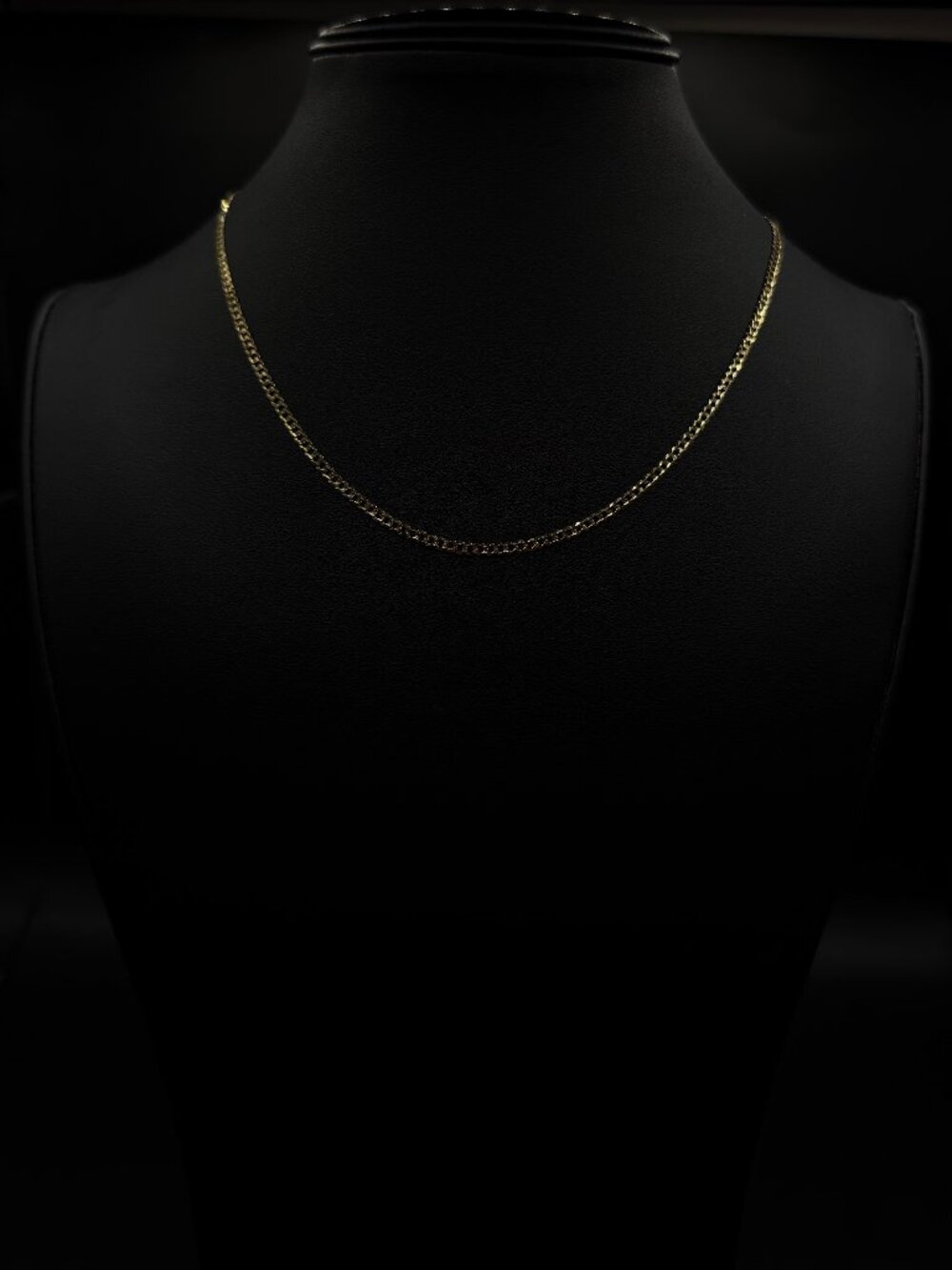 14K SOLID GOLD CURB CHAIN 16" 2.8MM 3.67G DAINTY REAL YELLOW GOLD